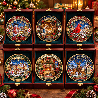 🔥 Limited Time 70% OFF – 🎅🎄 Christmas 250th Anniversary Collectible Coin