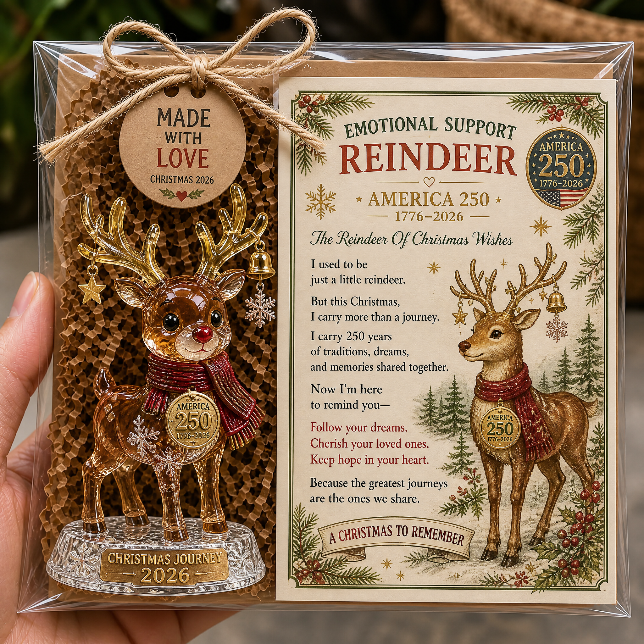 ⭐❤️ America 250™ Christmas Memory Pocket Hug Collection