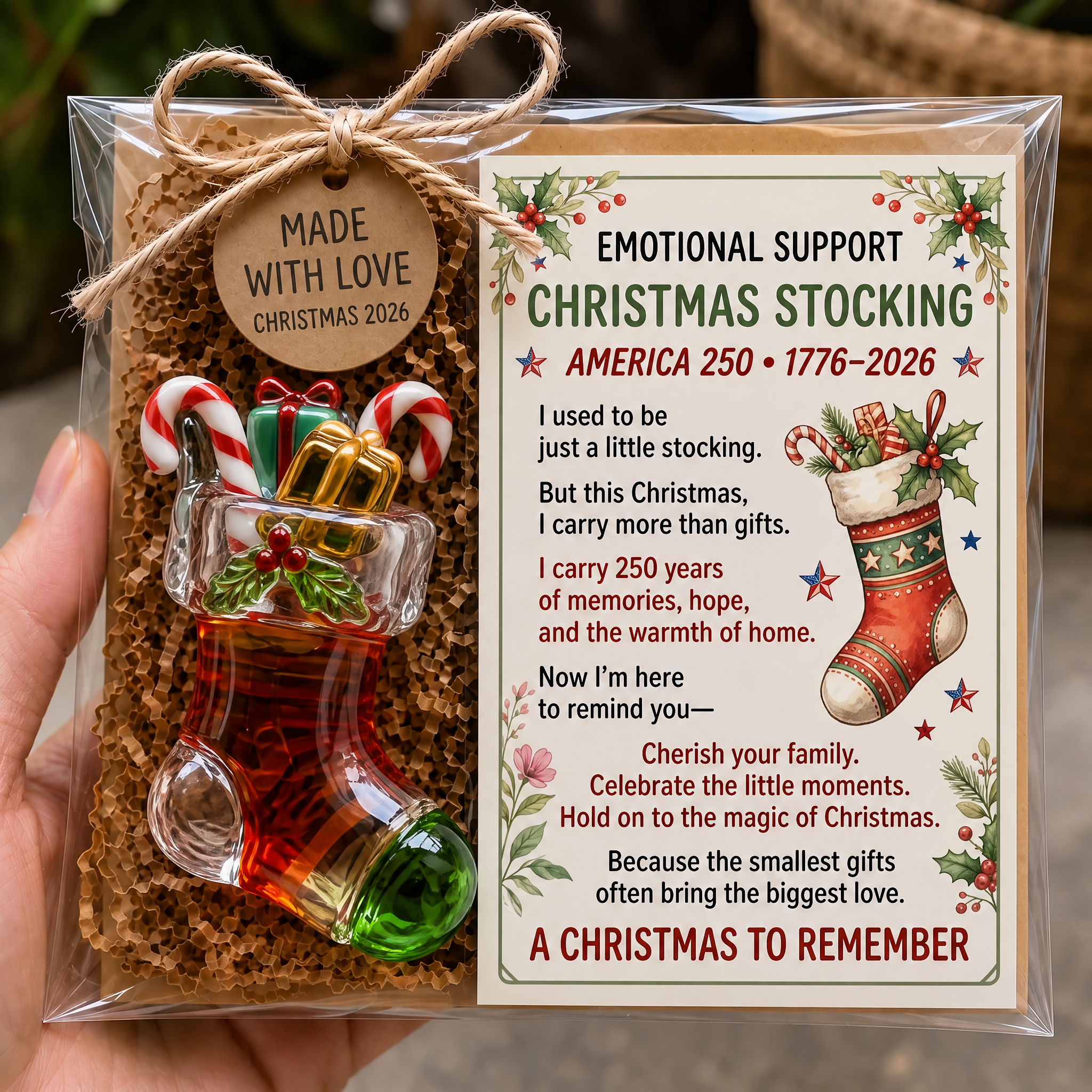 ⭐❤️ America 250™ Christmas Memory Pocket Hug Collection