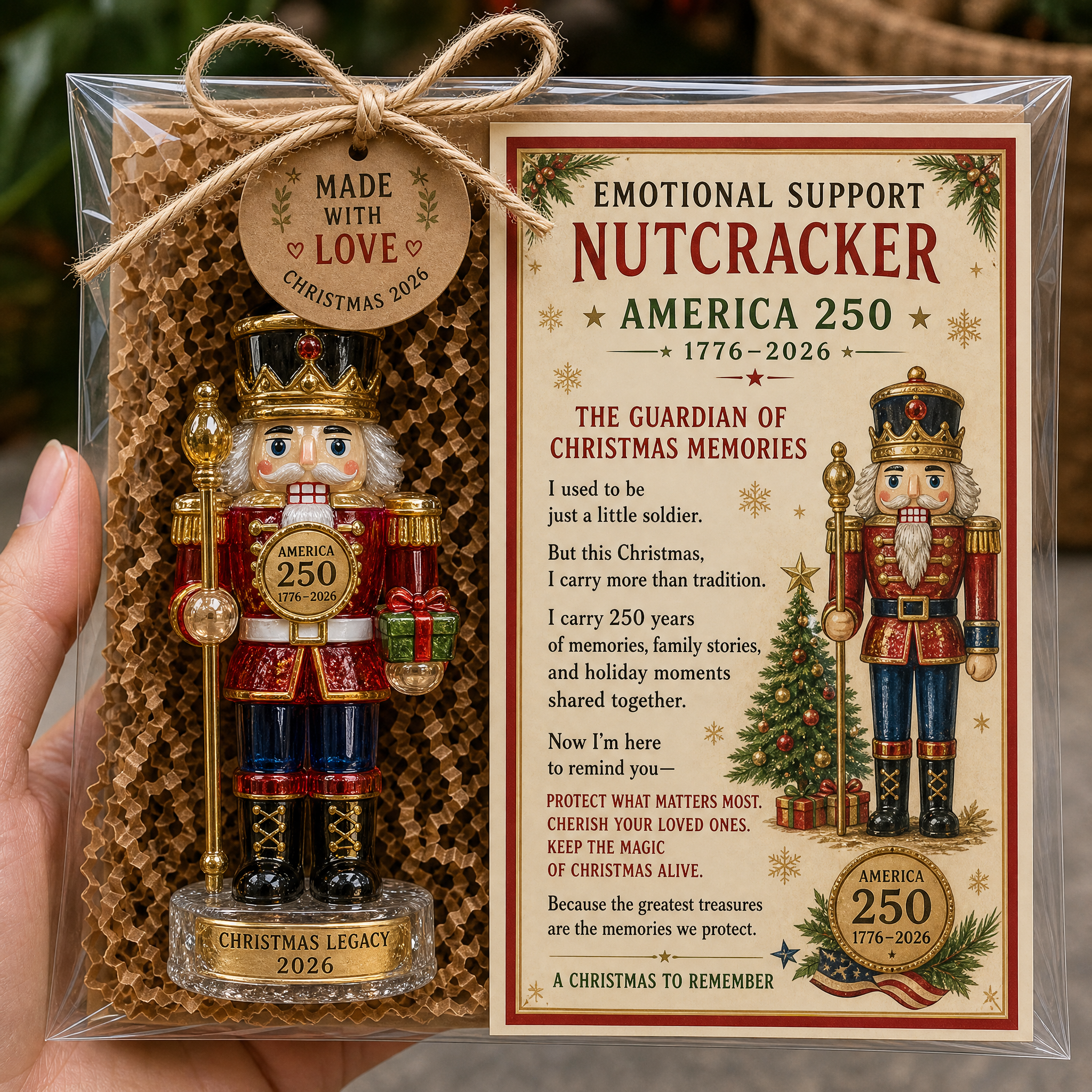 ⭐❤️ America 250™ Christmas Memory Pocket Hug Collection