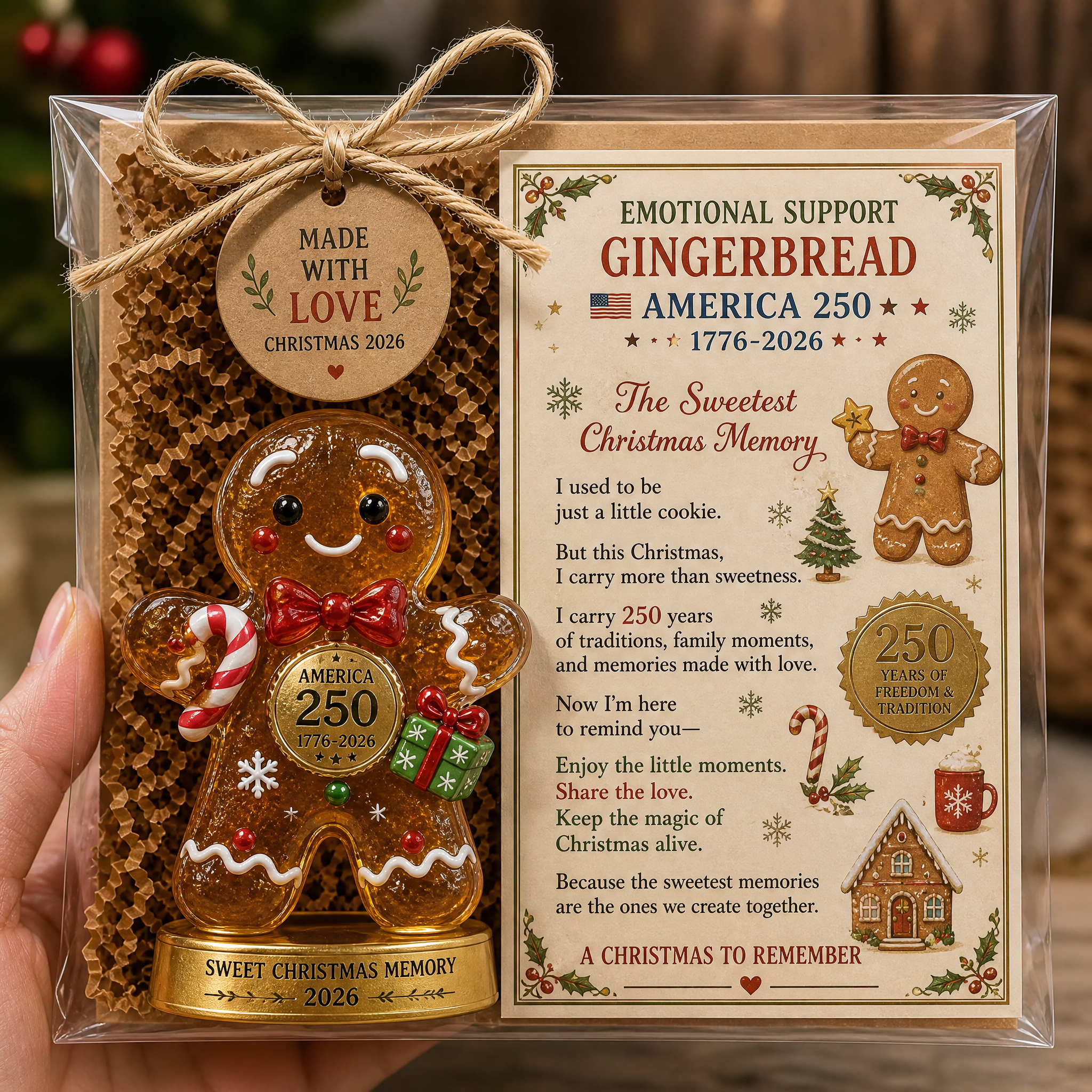 ⭐❤️ America 250™ Christmas Memory Pocket Hug Collection