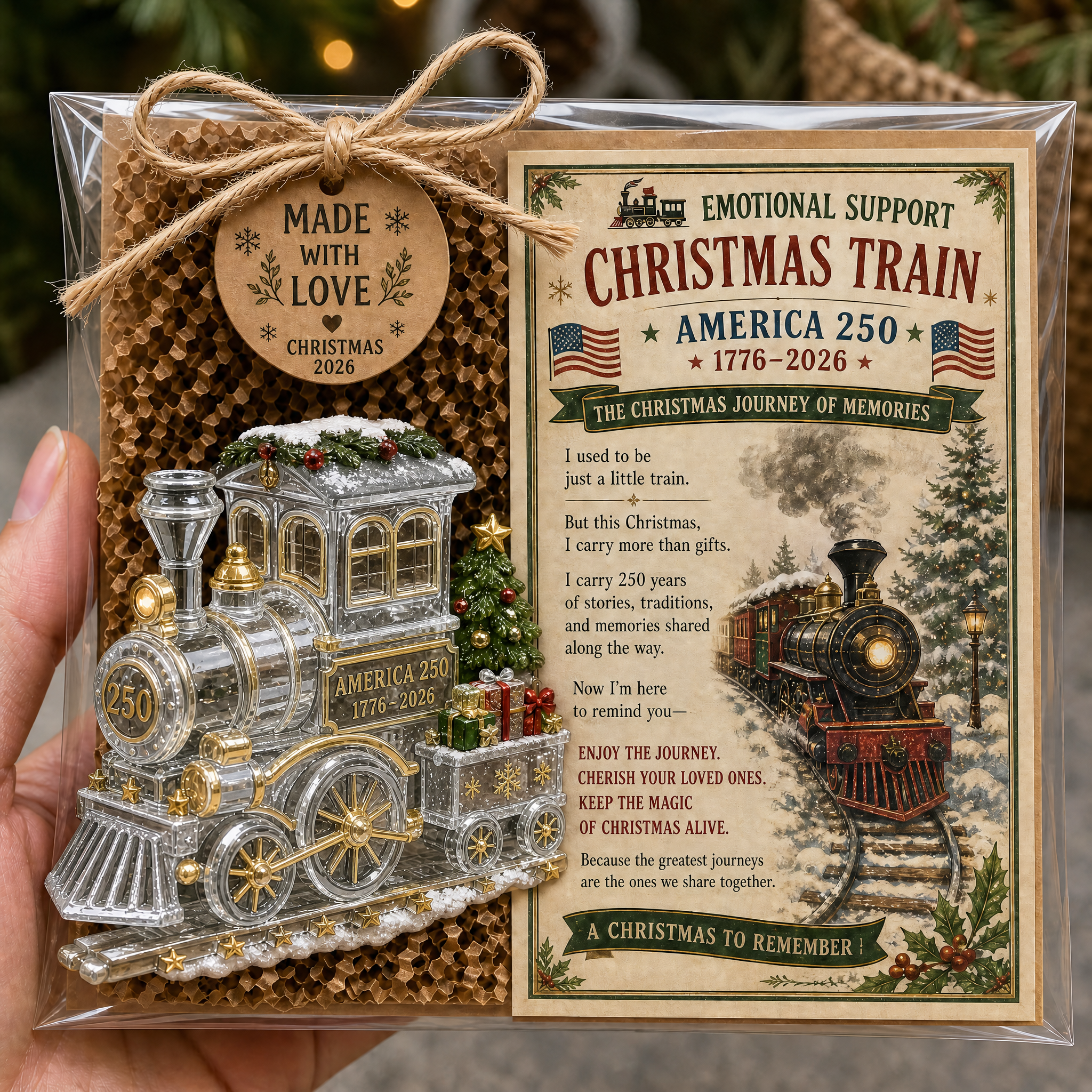 ⭐❤️ America 250™ Christmas Memory Pocket Hug Collection