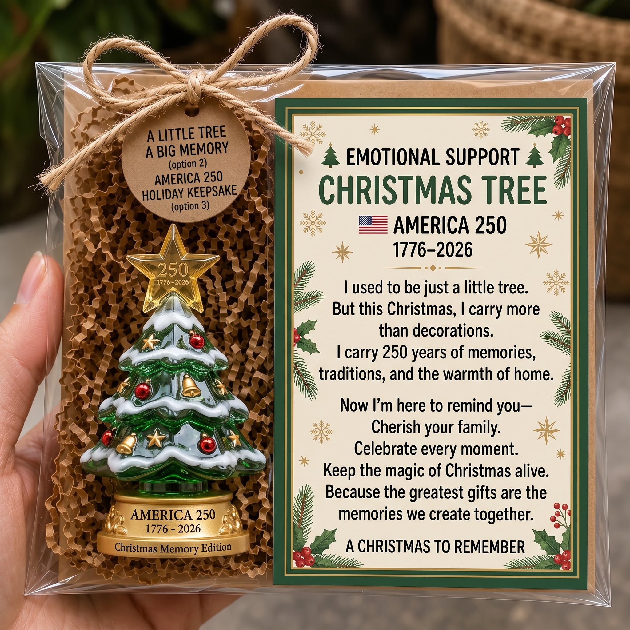 ⭐❤️ America 250™ Christmas Memory Pocket Hug Collection